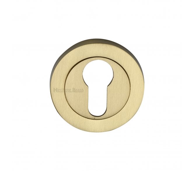 Heritage Brass Signac Euro Profile Escutcheon  - Satin Brass