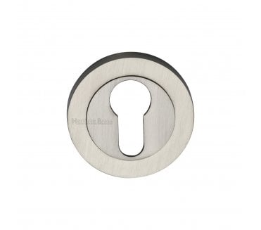 Heritage Brass Signac Euro Profile Escutcheon  - Satin Nickel