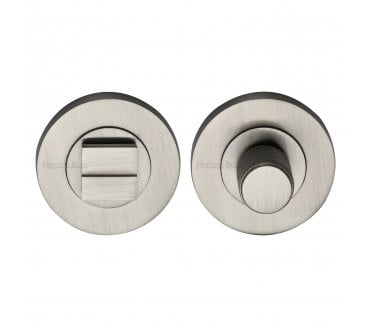 Heritage Brass Signac Knurled Turn & Release -  Satin Nickel