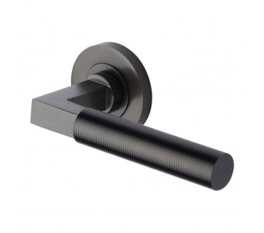 Heritage Brass Signac Spectral  Lever Handle On Rose -Matt Bronze