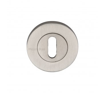 Heritage Brass Signac Standard Keyhole Escutcheon  -  Satin Nickel