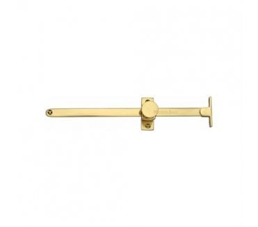 Heritage Brass Sliding Casement Stay - Unlacquered Brass