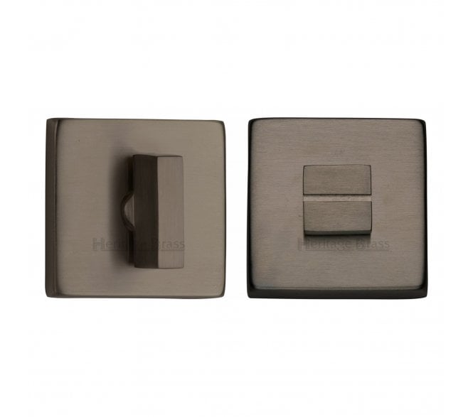 Heritage Brass SQ4035 Square Bathroom Turn & Release - Matt Bronze