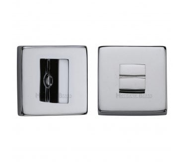 Heritage Brass SQ4035 Square Bathroom Turn & Release - Polished Chrome