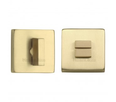 Heritage Brass SQ4035 Square Bathroom Turn & Release - Satin Brass