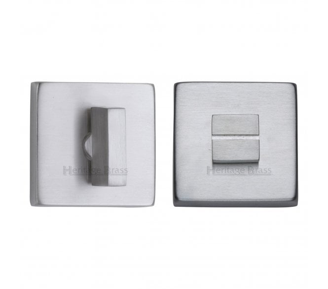 Heritage Brass SQ4035 Square Bathroom Turn & Release - Satin Chrome