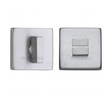 Heritage Brass SQ4035 Square Bathroom Turn & Release - Satin Chrome