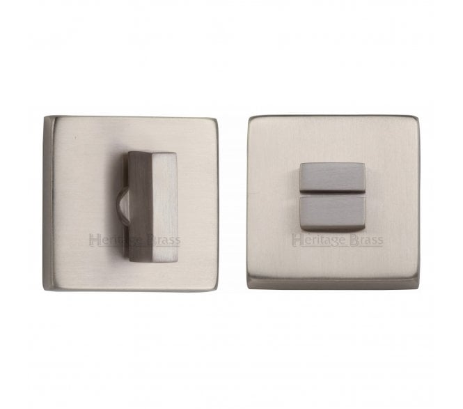 Heritage Brass SQ4035 Square Bathroom Turn & Release - Satin Nickel