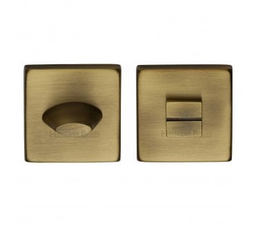 Heritage Brass SQ4043 Square Bathroom Turn & Release - Antique Brass