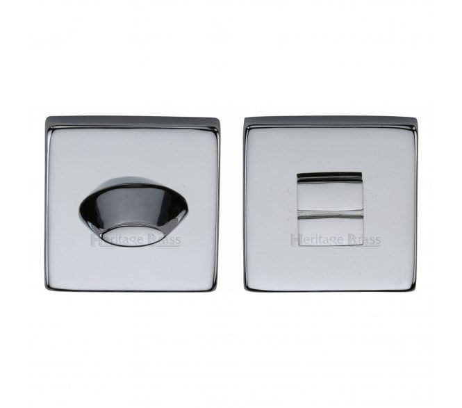 Heritage Brass SQ4043 Square Bathroom Turn & Release - Polished Chrome
