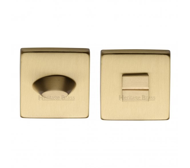 Heritage Brass SQ4043 Square Bathroom Turn & Release - Satin Brass