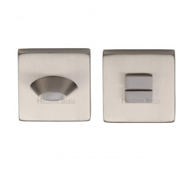 Heritage Brass SQ4043 Square Bathroom Turn & Release - Satin Nickel