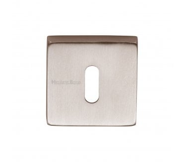 Heritage Brass SQ5002 Square Keyhole Escutcheon - Satin Nickel