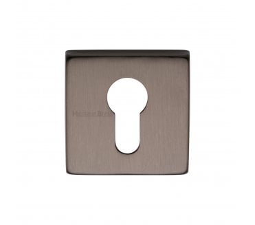 Heritage Brass SQ5004 Square Euro Profile Escutcheon - Matt Bronze