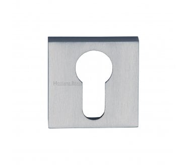 Heritage Brass SQ5004 Square Euro Profile Escutcheon - Satin Chrome