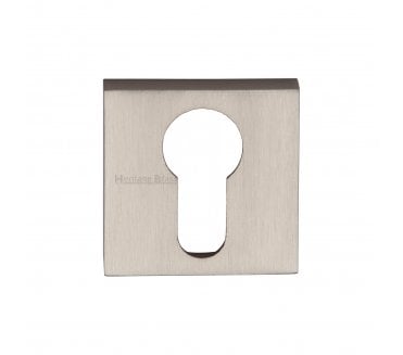 Heritage Brass SQ5004 Square Euro Profile Escutcheon - Satin Nickel