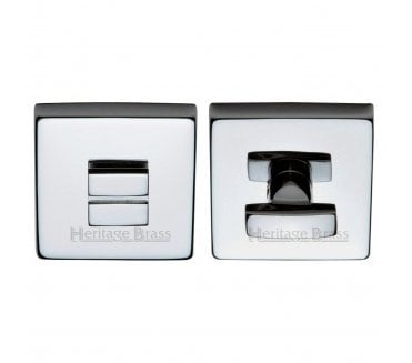 Heritage Brass SQ5040 Square Bathroom Turn & Release - Polished Chrome