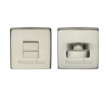Heritage Brass SQ5040 Square Bathroom Turn & Release - Satin Nickel