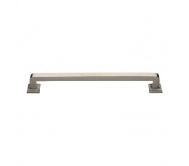 Heritage Brass Square Vintage Door Pull Handles - Satin Nickel