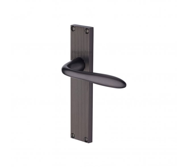 Heritage Brass Sutton On Reeded Backplate - Matt Bronze