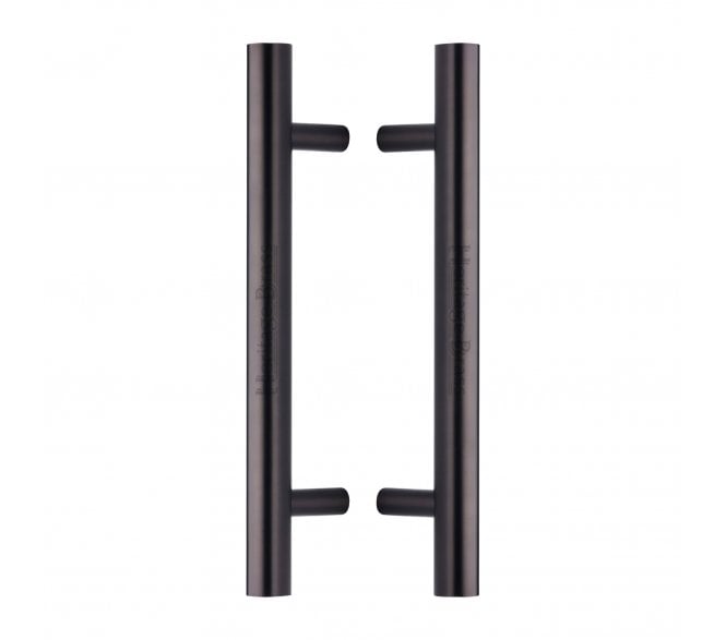 Heritage Brass T-Bar Back to Back Door Pull Handles - Matt Bronze