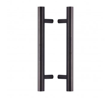 Heritage Brass T-Bar Back to Back Door Pull Handles - Matt Bronze