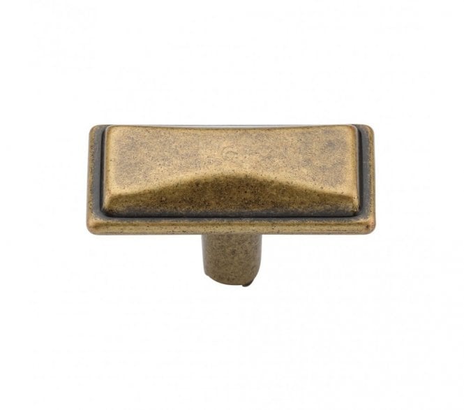 Heritage Brass TK4090 Luca Cabinet Knob - 41x20mm - Distressed Brass