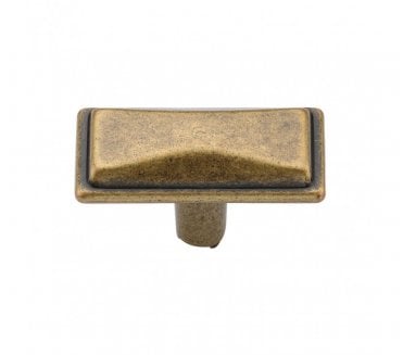 Heritage Brass TK4090 Luca Cabinet Knob - 41x20mm - Distressed Brass