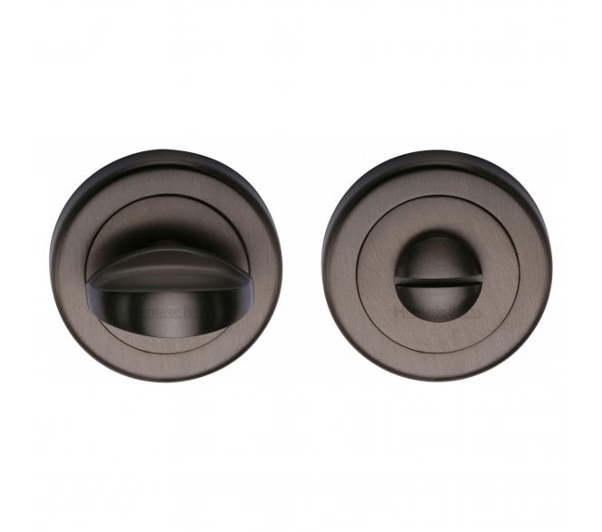 Heritage Brass V0678 Bathroom Turn & Release Set  - Matt Bronze