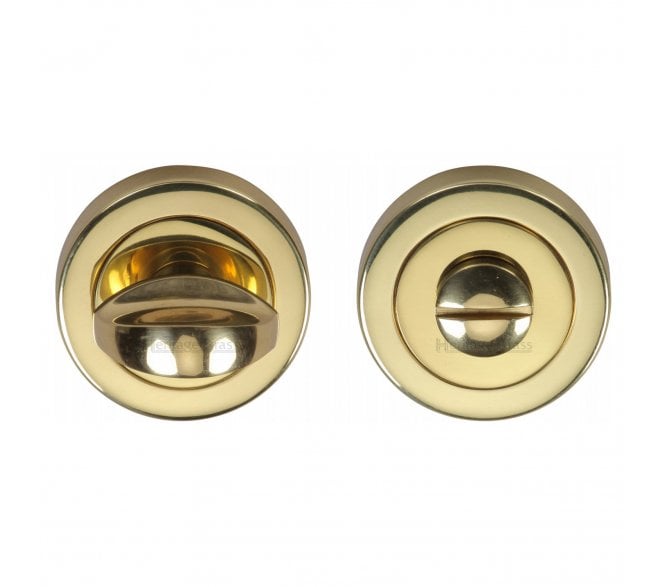 Heritage Brass V0678 Bathroom Turn & Release Set  - Polished Brass