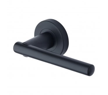 Heritage Brass V1001 Challenger Lever On Rose - Matt Black