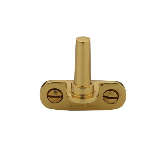 Heritage Brass V1002 Cranked Casement Stay Pin - Polishd Brass