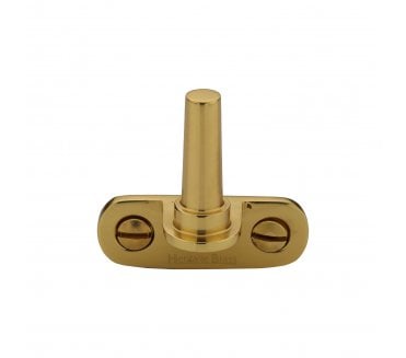 Heritage Brass V1002 Cranked Casement Stay Pin - Polishd Brass
