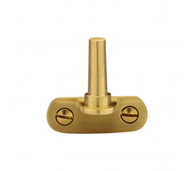 Heritage Brass V1002 Cranked Casement Stay Pin - Satin Brass