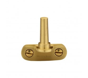 Heritage Brass V1002 Cranked Casement Stay Pin - Satin Brass