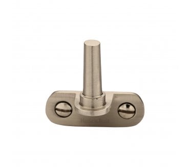 Heritage Brass V1002 Cranked Casement Stay Pin - Satin Nickel