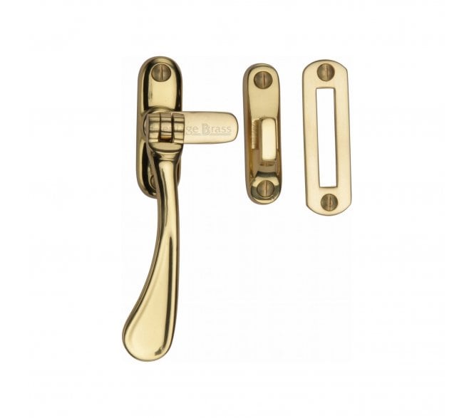 Heritage Brass V1003 Spoon Window Fastener - Polished Brass
