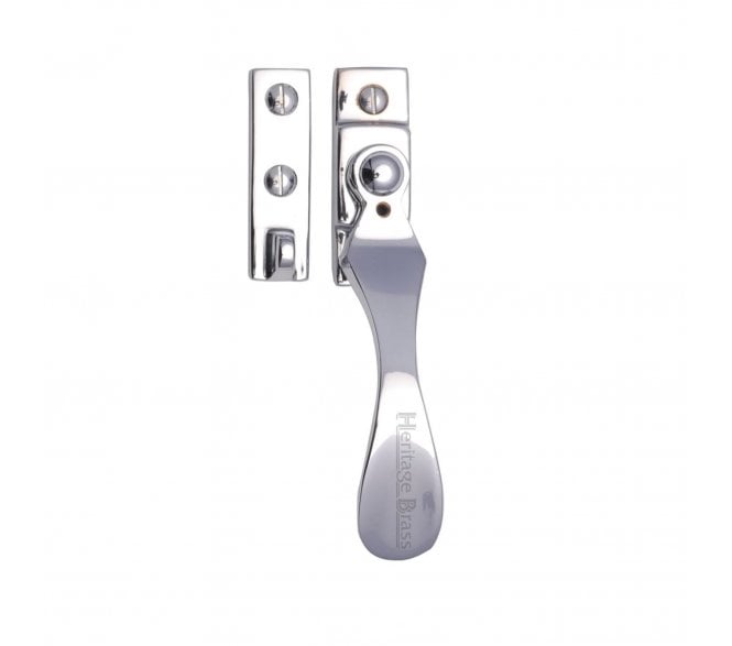 Heritage Brass V1005W Locking Spoon Window Fastener (Weather Stripped Windows) - Polished Chrome
