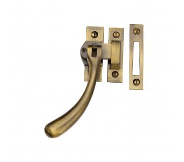 Heritage Brass V1008L Bulb-End Casement Fastener (Lockable) - Antique Brass