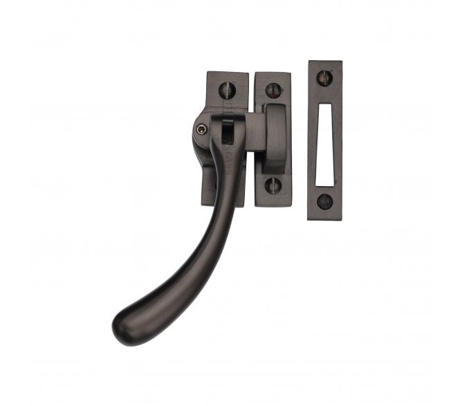 Heritage Brass V1008L Bulb-End Casement Fastener (Lockable) - Matt Bronze