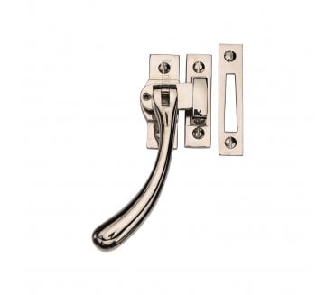 Heritage Brass V1008L Bulb-End Casement Fastener (Lockable) - Polished Nickel