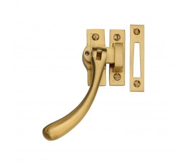 Heritage Brass V1008L Bulb-End Casement Fastener (Lockable) - Satin Brass