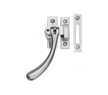 Heritage Brass V1008L Bulb-End Casement Fastener (Lockable) - Satin Chrome