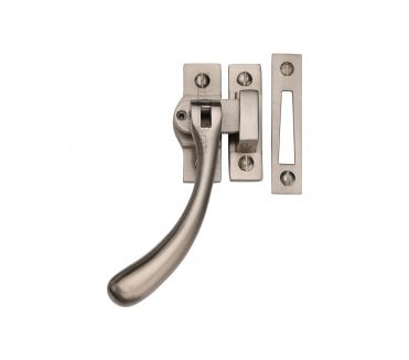 Heritage Brass V1008L Bulb-End Casement Fastener (Lockable) - Satin Nickel