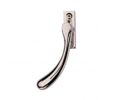 Heritage Brass V1009L Bulb-End Espag. Window Fastener (Lockable) - Polished Nickel
