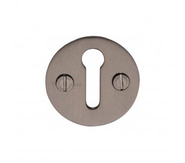 Heritage Brass V1010 Plain Keyhole Escutcheon - Matt Bronze