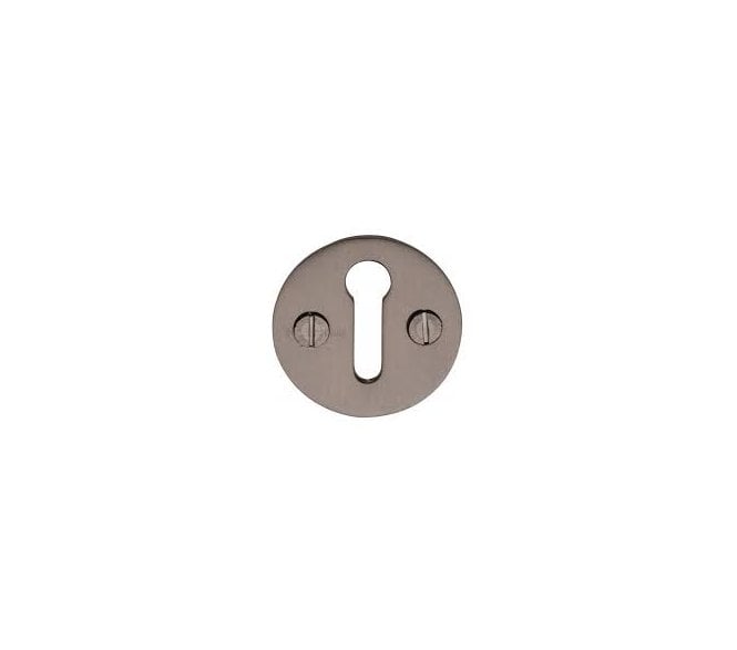 Heritage Brass V1010 Plain Keyhole Escutcheon - Matt Bronze