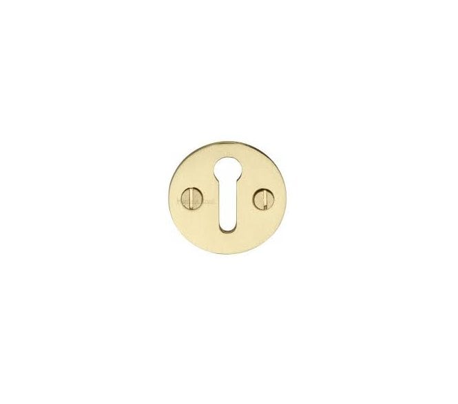 Heritage Brass V1010 Plain Keyhole Escutcheon - Satin Brass