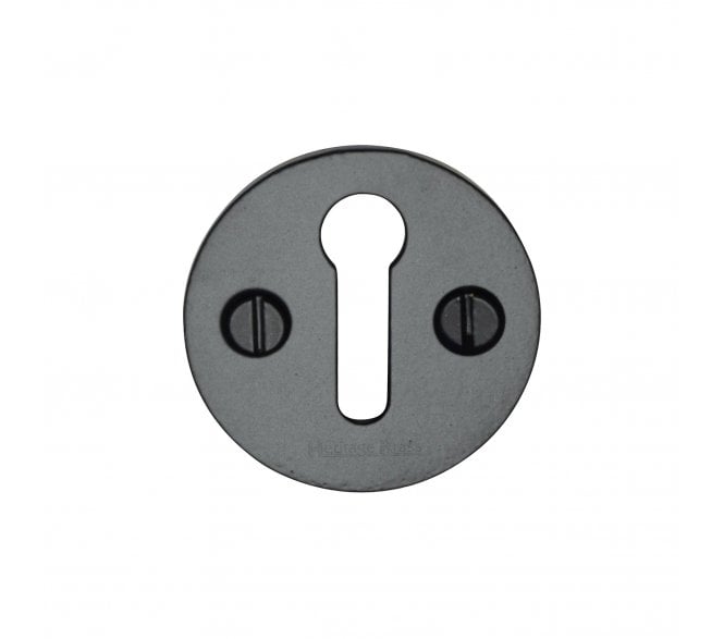 Heritage Brass V1010 Standard Keyhole Escutcheon Matt Black