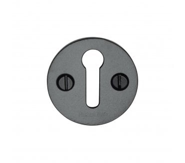 Heritage Brass V1010 Standard Keyhole Escutcheon Matt Black